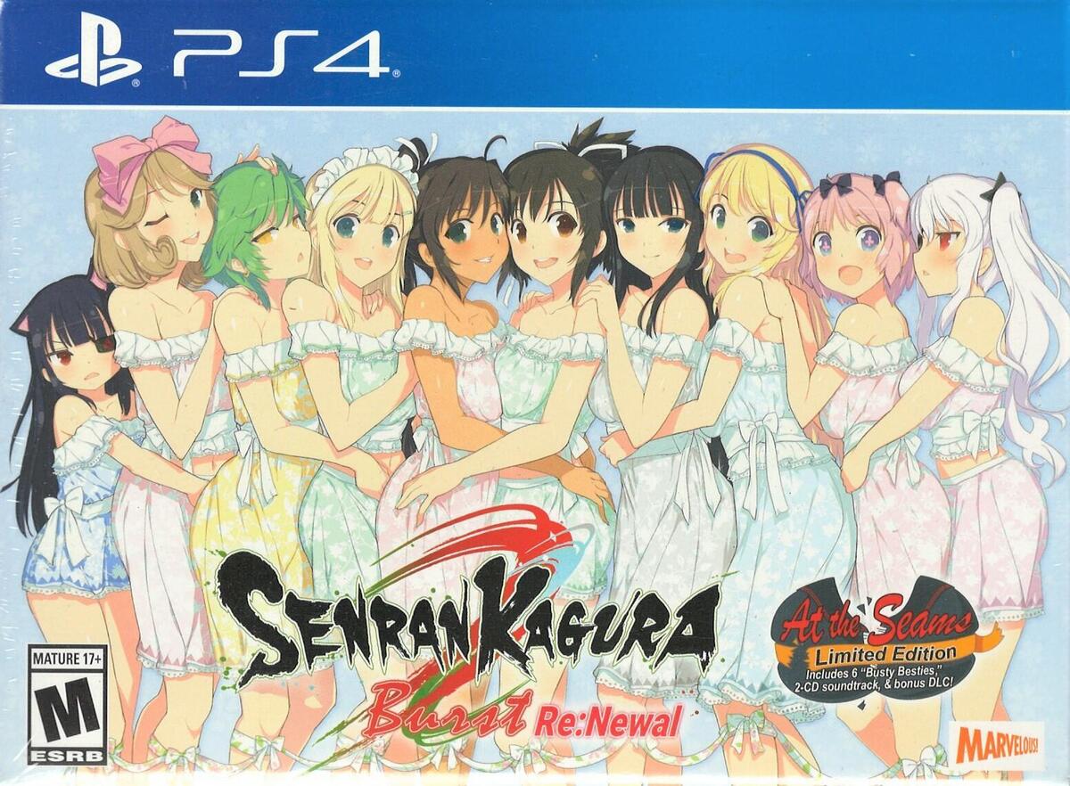 Senran Kagura Burst Re:Newal [At The Seams Edition] - (CIB) (Playstation 4)