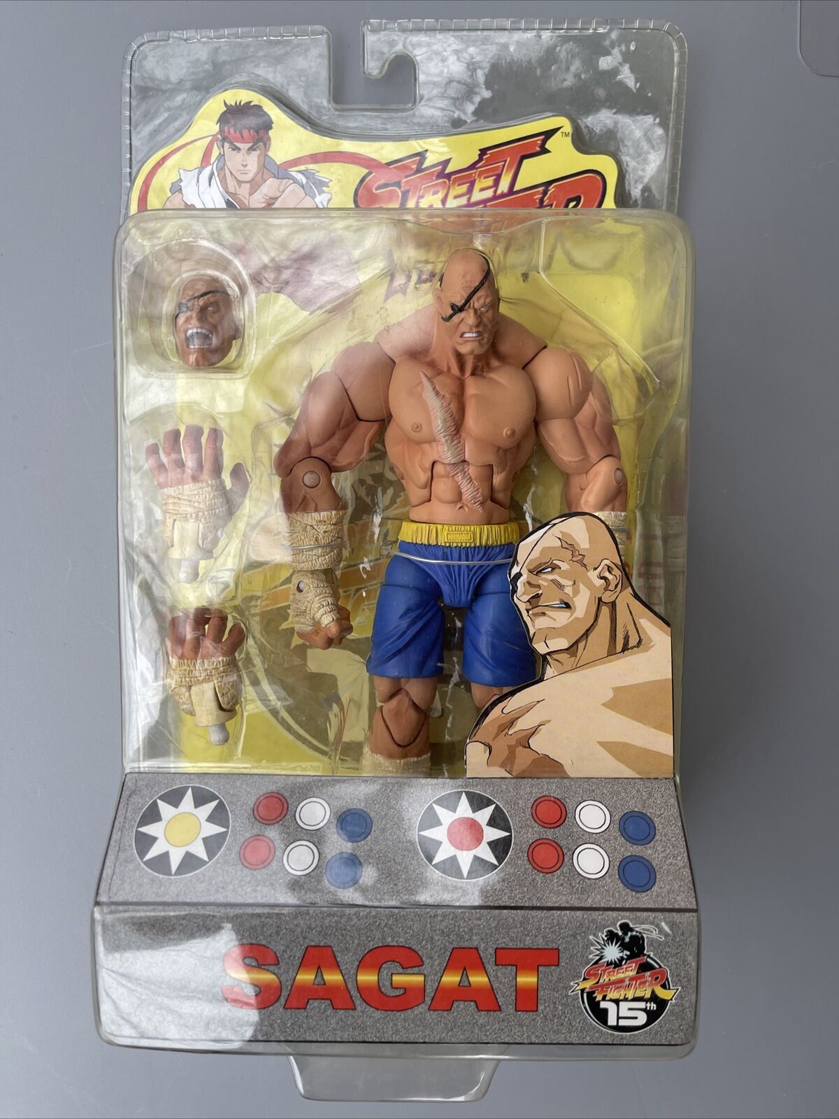 Street Fighter 15th Anniversary Sagat - (Sealed - P/O) (Sota Toys) (2004)