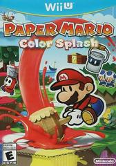 An image of the game, console, or accessory Paper Mario Color Splash - (CIB) (Wii U)