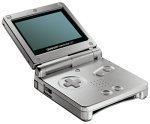 An image of the game, console, or accessory Platinum Gameboy Advance SP - (LS) (GameBoy Advance)