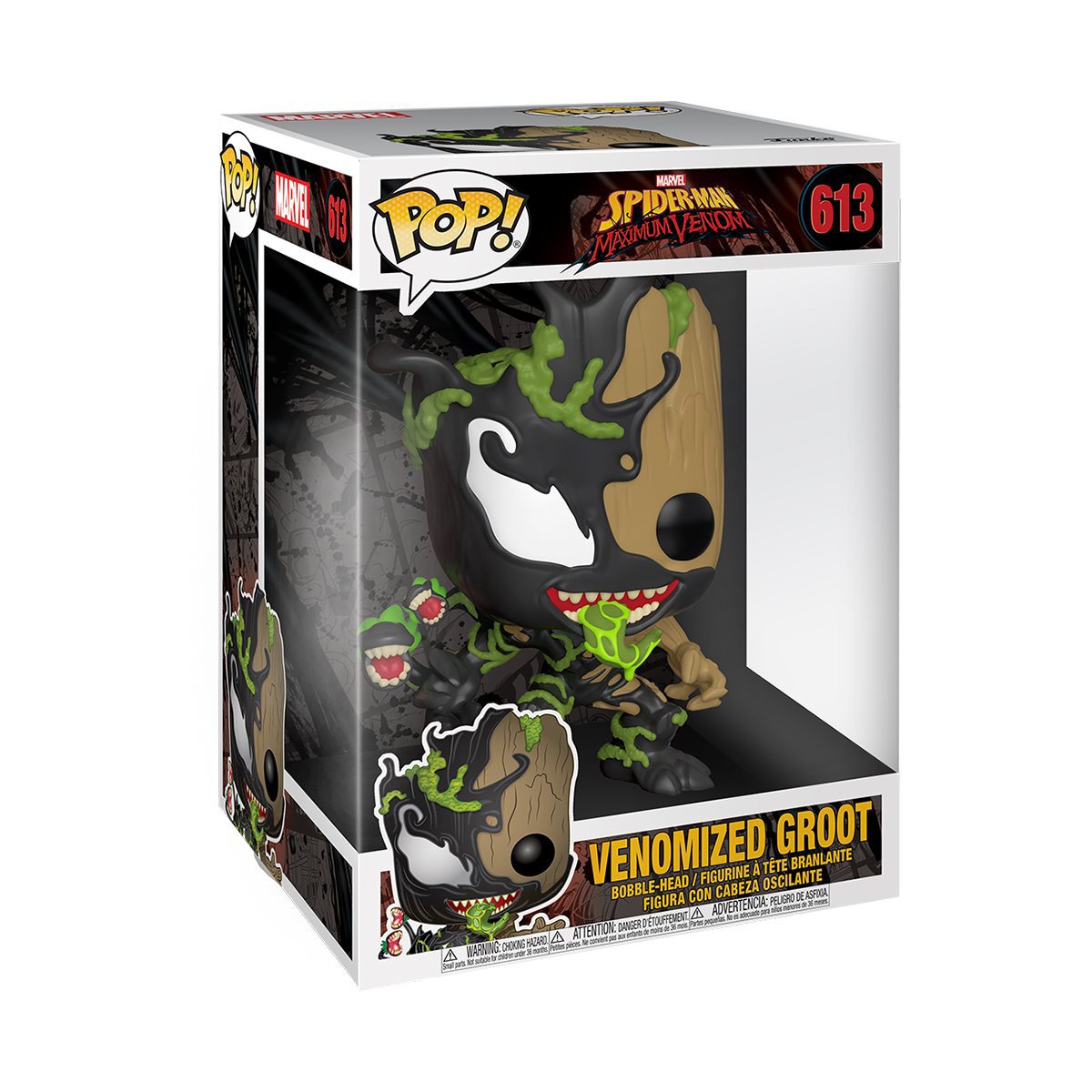 Funko POP Jumbo Venomized Groot Spider-Man Maximum Venom 613