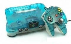 Clear White & Blue Nintendo 64 System - (CIB) (JP Nintendo 64)