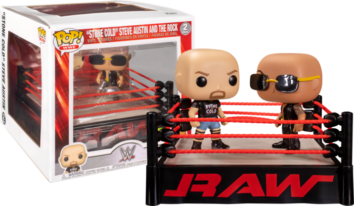 POP WWE "Stone Cold" Steve Austin y The Rock WWE Paquete de 2