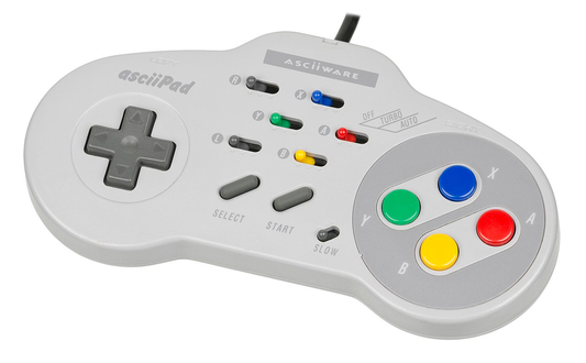 An image of the game, console, or accessory ASCII CONTROLLER - (CIB) (Super Nintendo)
