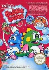 An image of the game, console, or accessory Bubble Bobble - (CIB) (NES)