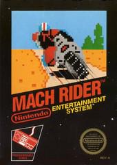An image of the game, console, or accessory Mach Rider - (CIB Flaw) (NES)