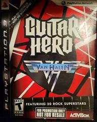 An image of the game, console, or accessory Guitar Hero Van Halen [Not For Resale] - (CIB) (Playstation 3)