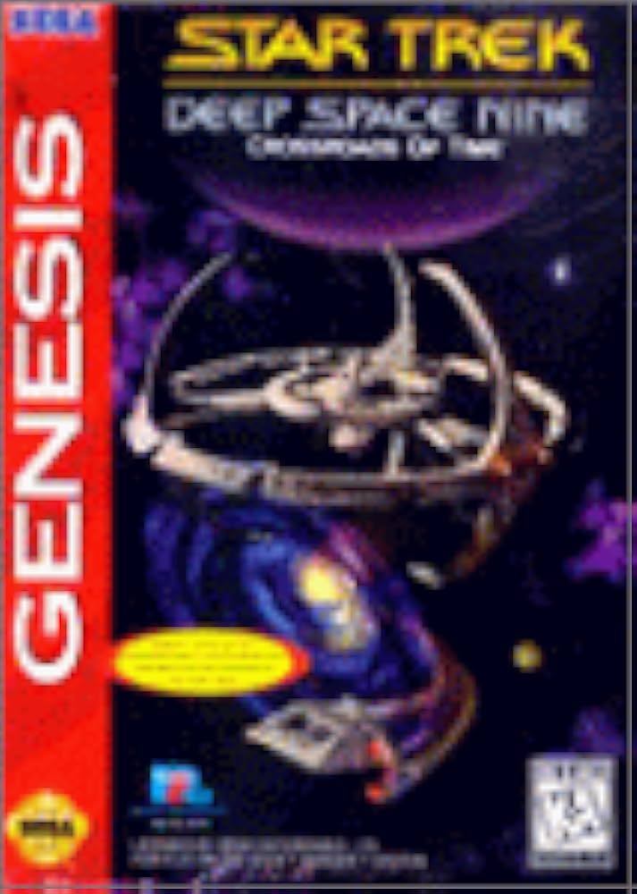 An image of the game, console, or accessory Star Trek Deep Space Nine Crossroads of Time [Cardboard Box] - (CIB) (Sega Genesis)