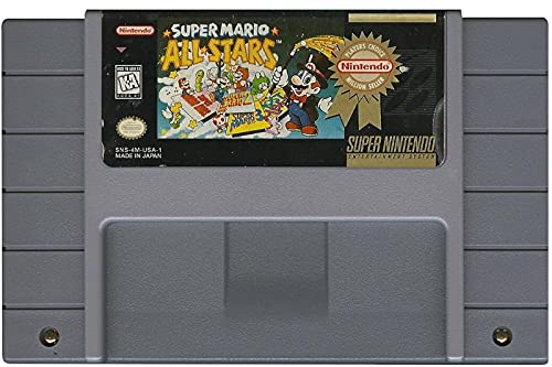 Label Super Mario All Stars Snes Super Mario All-Stars (LS) (Super