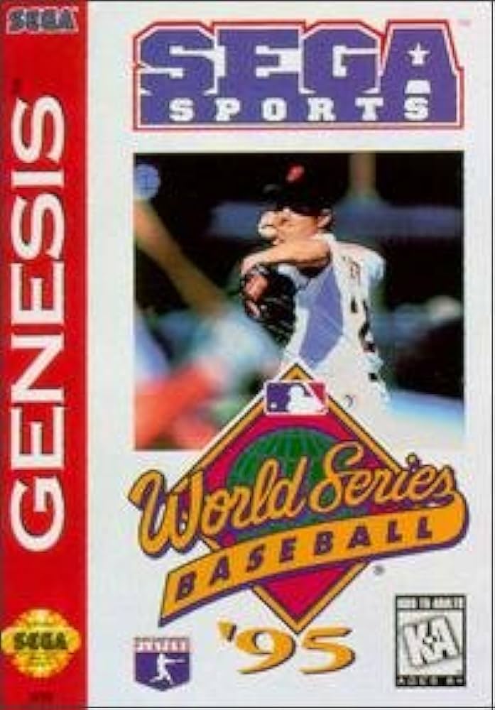 An image of the game, console, or accessory World Series Baseball 95 [Cardboard Box] - (CIB) (Sega Genesis)