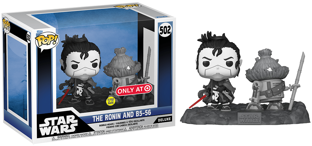 POP Deluxe The Ronin and B5-56 Star Wars Visions (Brilla en la oscuridad) (Exclusivo de Target) 502