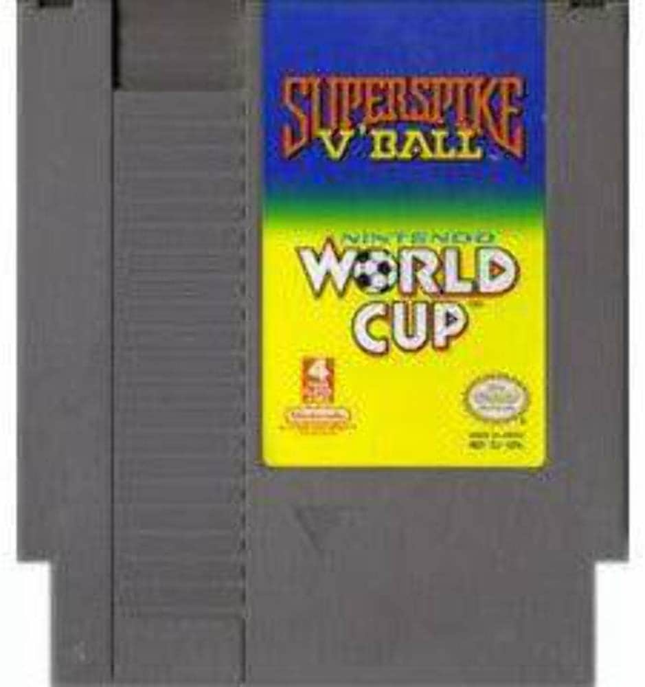 An image of the game, console, or accessory Super Spike Volleyball and World Cup Soccer - (LS) (NES)