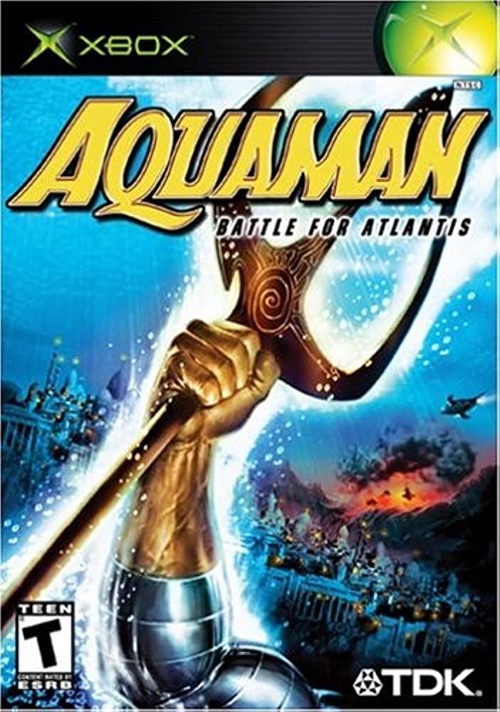 An image of the game, console, or accessory Aquaman Battle for Atlantis - (CIB) (Xbox)