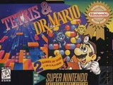 An image of the game, console, or accessory Tetris and Dr. Mario [Player's Choice] - (LS) (Super Nintendo)