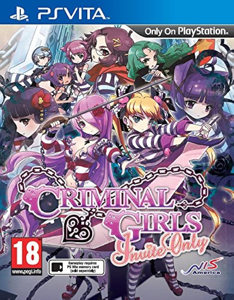 An image of the game, console, or accessory Criminal Girls Invite Only - (LS) (PAL Playstation Vita)