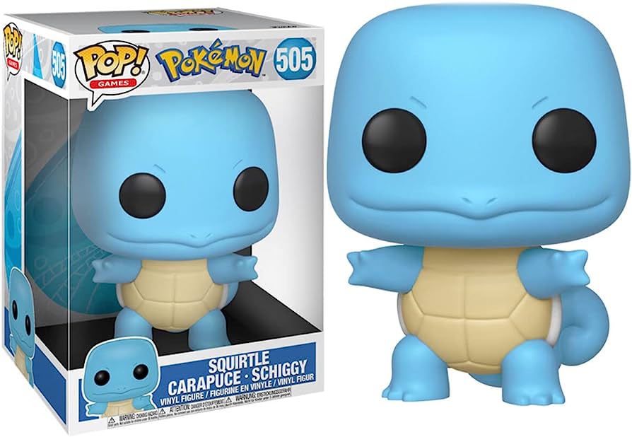 Funko POP Games Jumbo Squirtle Pokémon (exclusivo de Target) 505