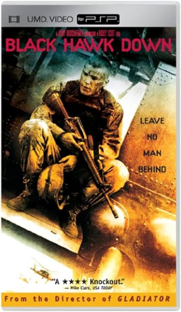 An image of the game, console, or accessory Black Hawk Down (UMD) - Loose - DVD