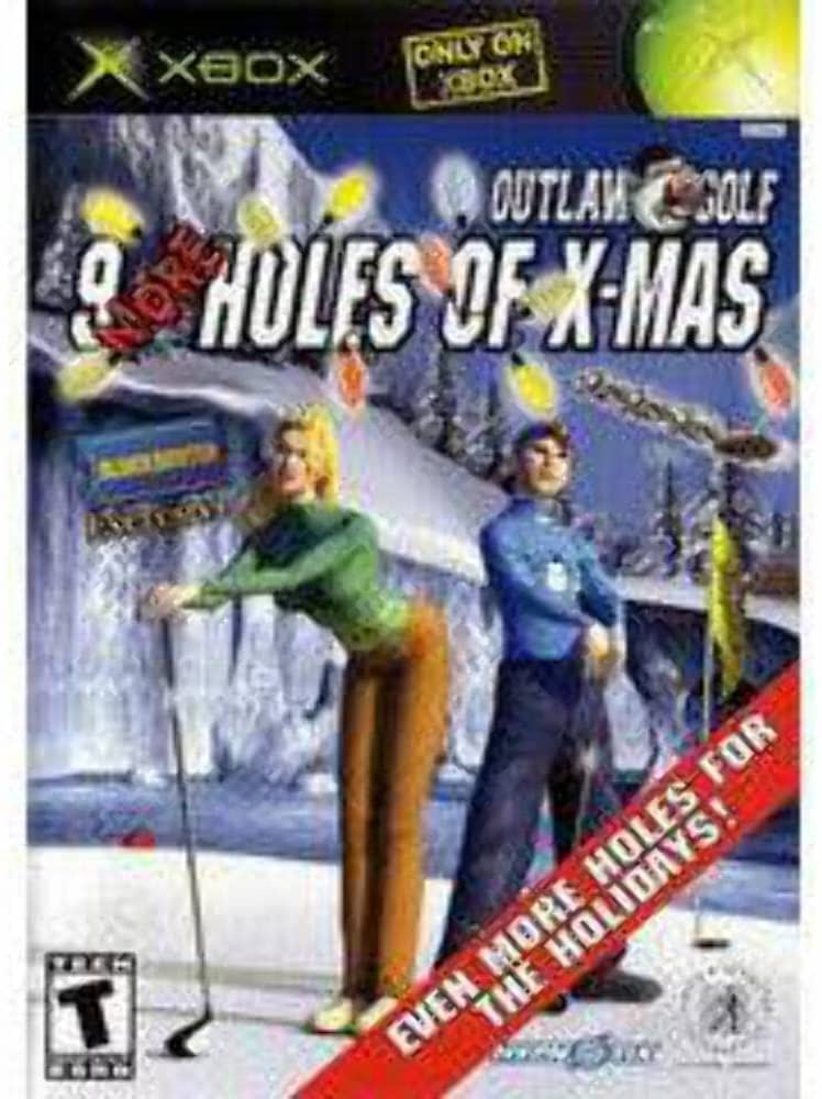 An image of the game, console, or accessory Outlaw Golf: 9 More Holes of X-Mas - (CIB) (Xbox)