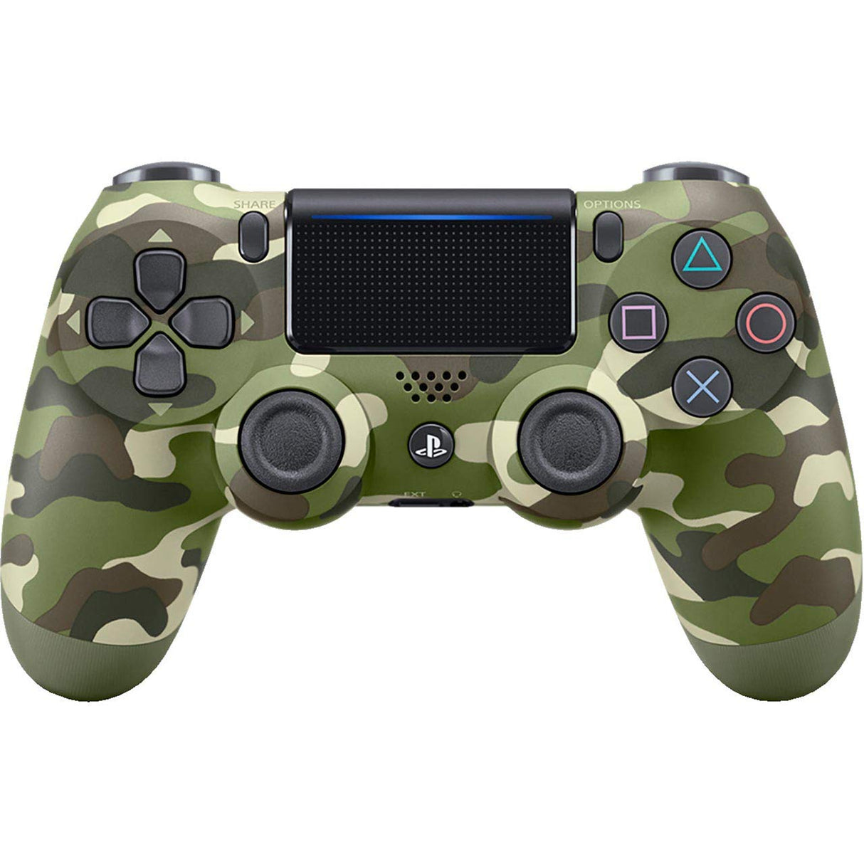 Playstation 4 Dualshock 4 Green Camo Controller - (LS Flaw) (Playstation 4)