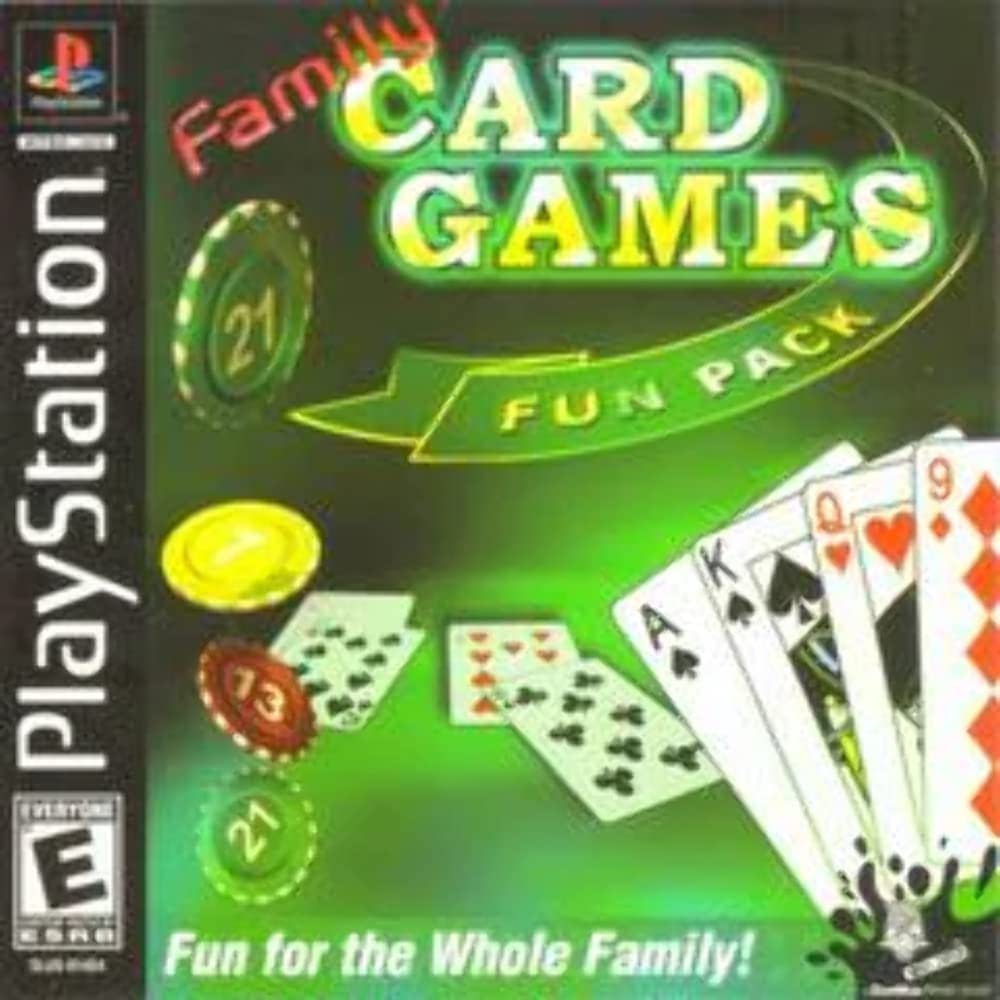 An image of the game, console, or accessory Family Card Games Fun Pack - (CIB) (Playstation)