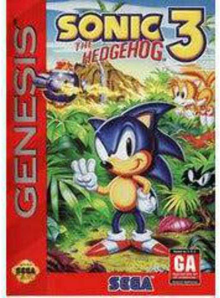 An image of the game, console, or accessory Sonic the Hedgehog 3 (no manual) - (CIB) (Sega Genesis)