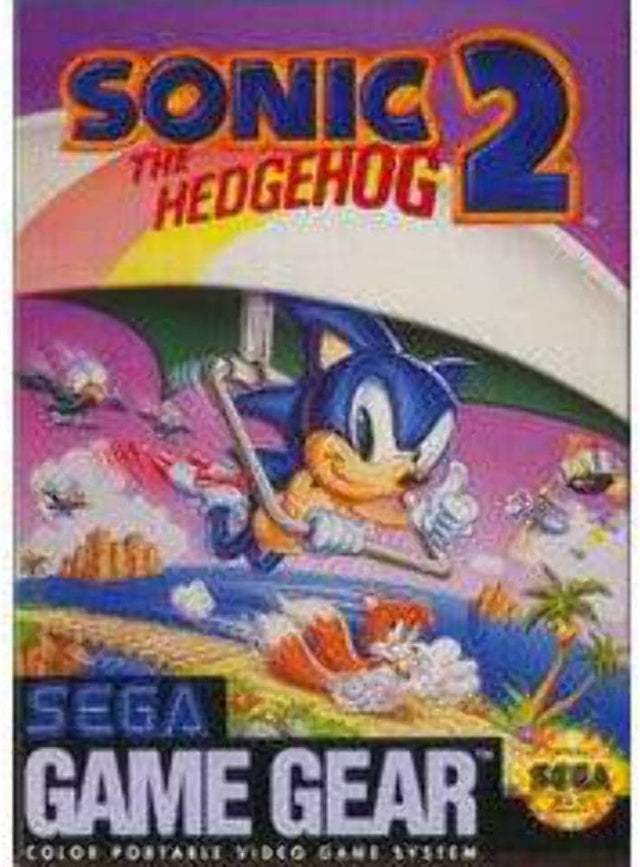 An image of the game, console, or accessory Sonic the Hedgehog 2 & Sonic Tails - (LS) (Sega Game Gear)