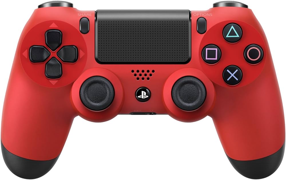 Playstation 4 Dualshock 4 Red Controller - (LS) (Playstation 4)