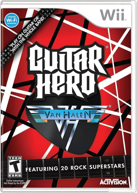An image of the game, console, or accessory Guitar Hero: Van Halen [Not for Resale] - (CIB) (Wii)