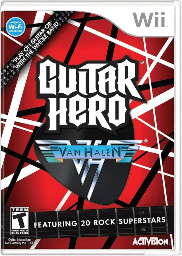 An image of the game, console, or accessory Guitar Hero: Van Halen [Not for Resale] - (CIB) (Wii)