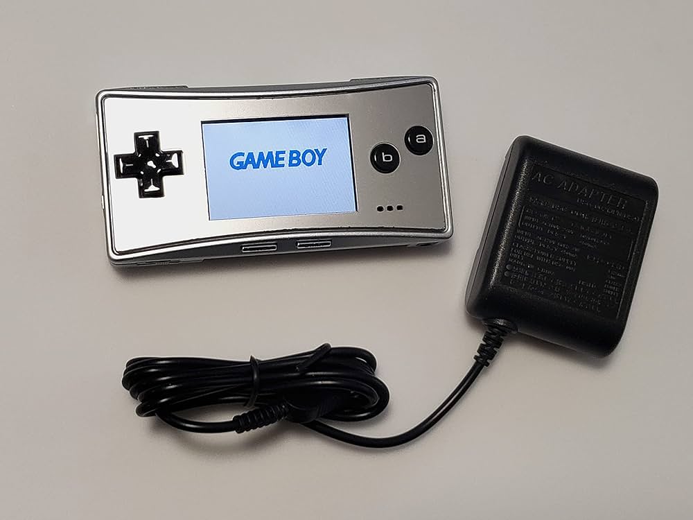 GBA Micro Plata/Negro - (LS) (GameBoy Advance)