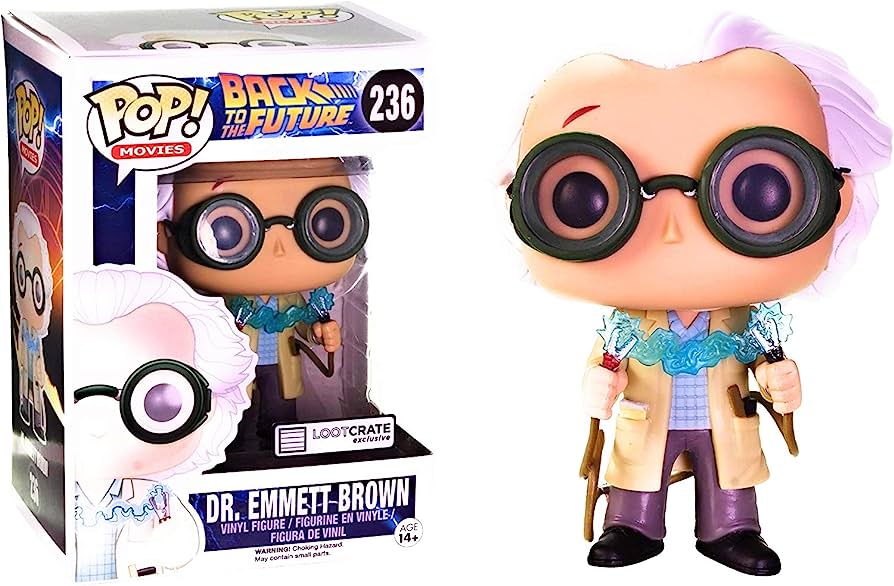 Películas POP Dr. Emmett Brown Regreso al futuro 236