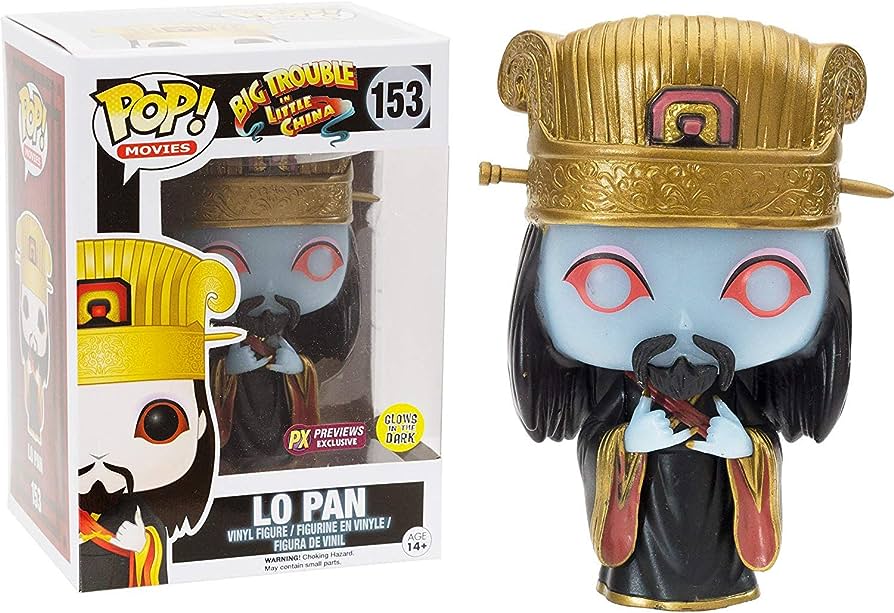 Películas POP Lo Pan Big Trouble in Little China (Brilla en la oscuridad) (Vistas previas exclusivas) 153 - Doblez leve en las esquinas