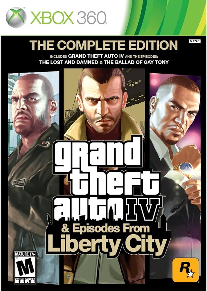An image of the game, console, or accessory Grand Theft Auto IV & Episodes from Liberty City: The Complete Edition - (CIB) (Xbox 360)