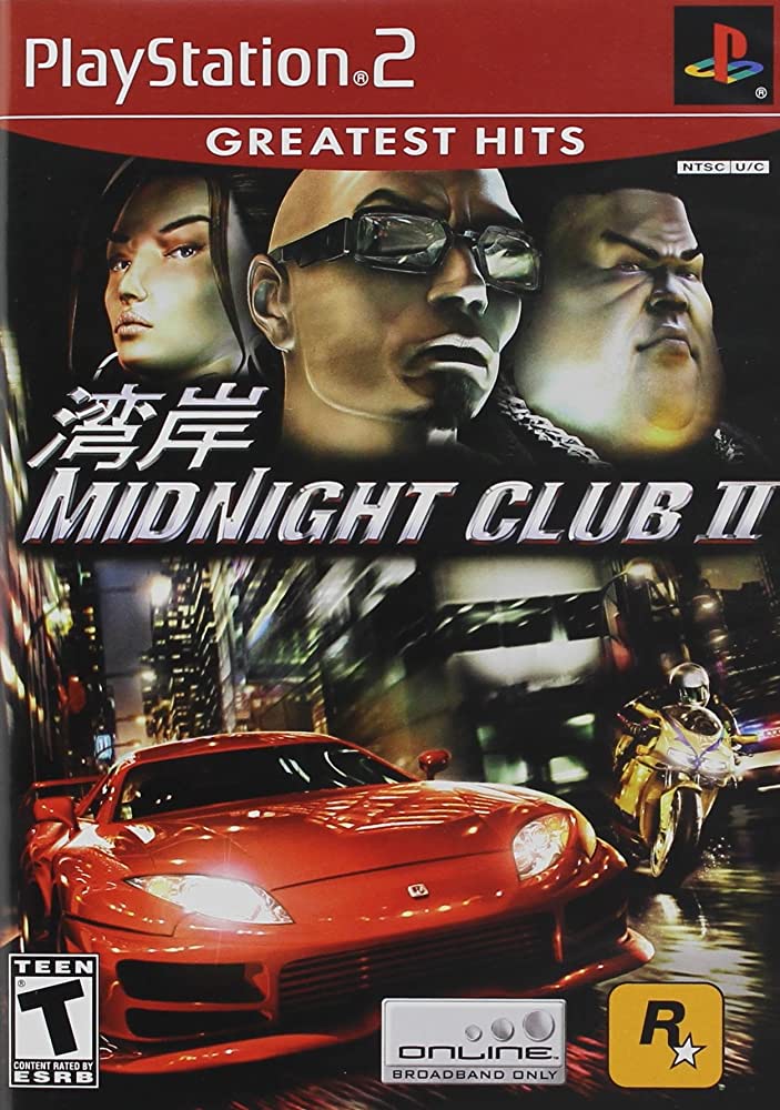 An image of the game, console, or accessory Midnight Club 2 - (CIB) (Playstation 2)