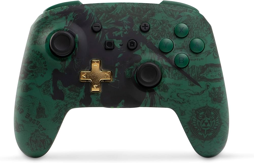 PowerA - Enhanced Wireless Controller for Nintendo Switch - Link Silhouette - (LS) (Nintendo Switch)