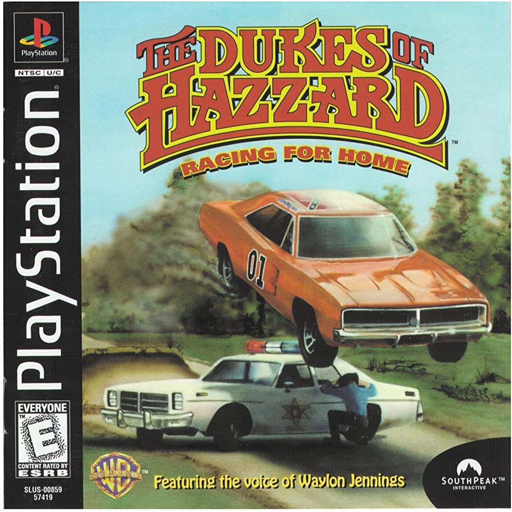 An image of the game, console, or accessory Dukes of Hazzard Racing for Home - (CIB) (Playstation)