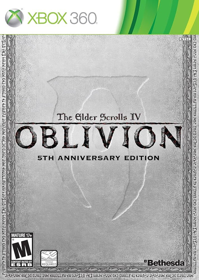 An image of the game, console, or accessory Elder Scrolls IV: Oblivion 5th Anniversary Edition - (CIB) (Xbox 360)
