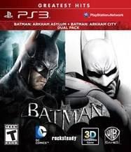 An image of the game, console, or accessory Batman: Arkham Asylum and Batman: Arkham City Dual Pack - (CIB) (Playstation 3)