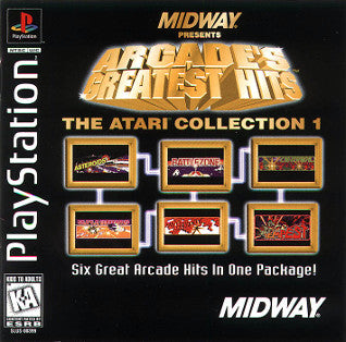 An image of the game, console, or accessory Arcade's Greatest Hits Atari Collection 1 - (CIB) (Playstation)
