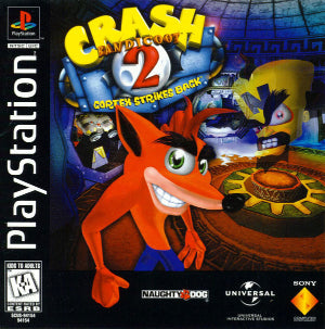 An image of the game, console, or accessory Crash Bandicoot 2 Cortex Strikes Back [Greatest Hits] - (CIB) (Playstation)