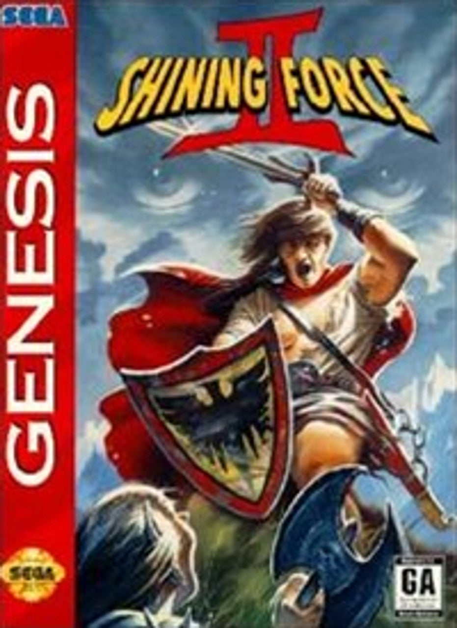 An image of the game, console, or accessory Shining Force II [Cardboard Box] - (CIB) (Sega Genesis)