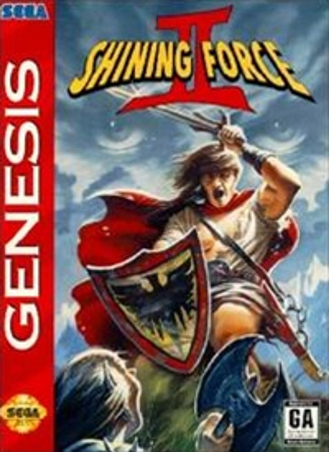 An image of the game, console, or accessory Shining Force II [Cardboard Box] - (CIB) (Sega Genesis)