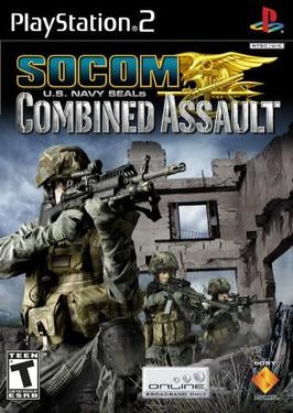 An image of the game, console, or accessory SOCOM US Navy Seals Combined Assault - (CIB) (Playstation 2)
