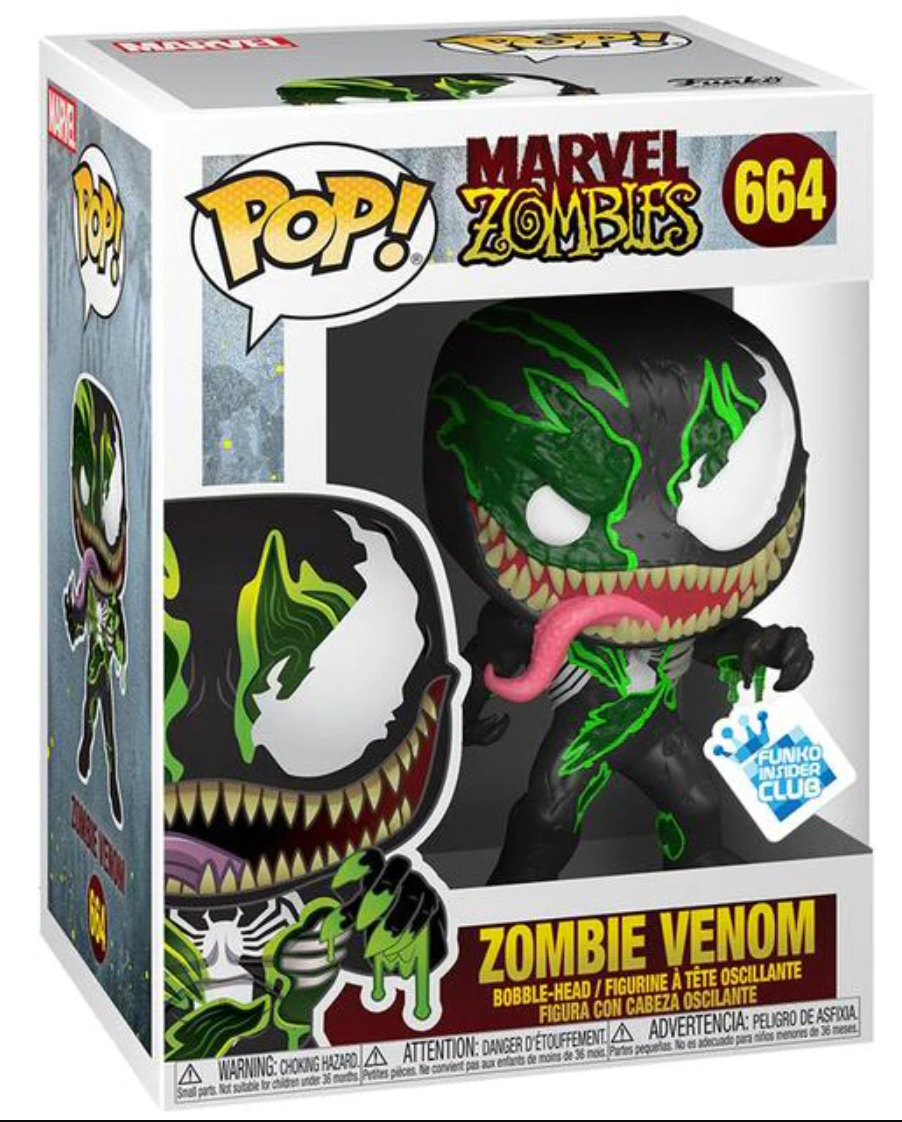 POP Zombie Venom Marvel Zombies (Funko Club Exclusive) 664