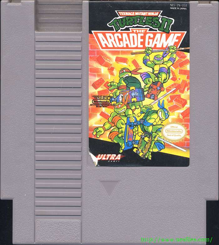 An image of the game, console, or accessory Teenage Mutant Ninja Turtles II - (LS) (NES)