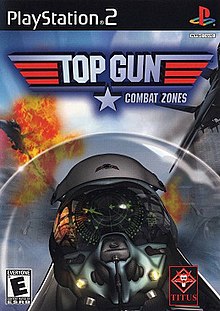 An image of the game, console, or accessory Top Gun Combat Zones - (CIB) (Playstation 2)
