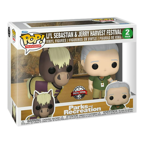 POP Television Li'l Sebastian &amp; Jerry Harvest Festival Parques y Recreación (Exclusivo de Target) Paquete de 2