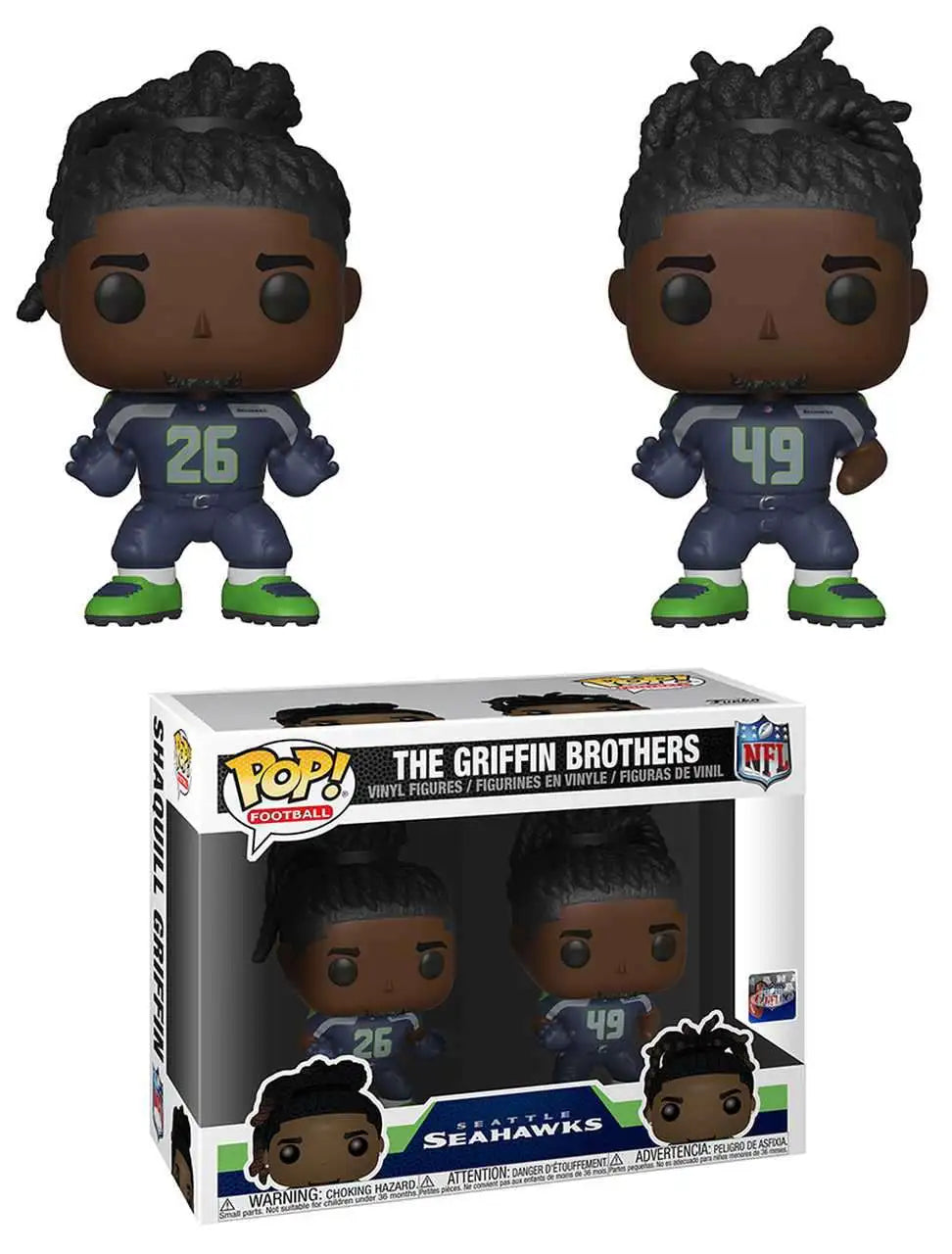 Fútbol POP Los hermanos Griffin Seattle Seahawks