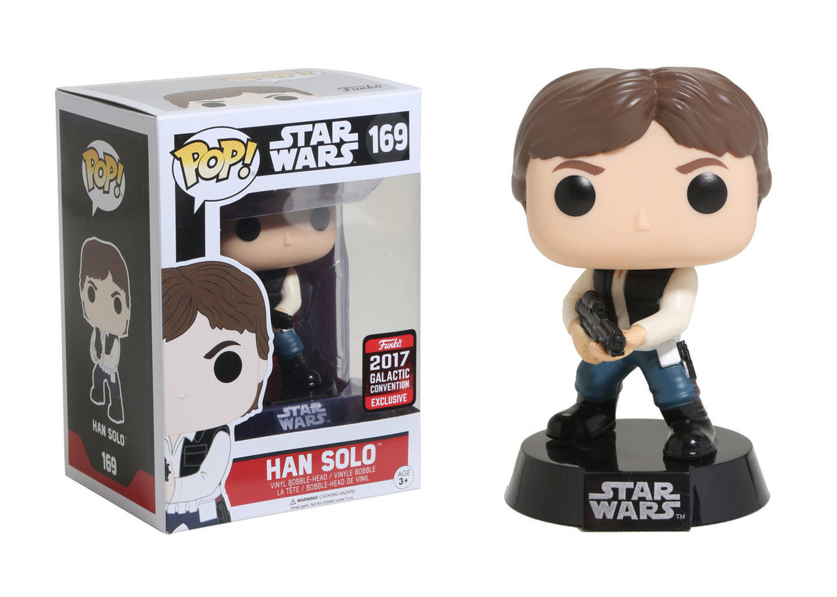 POP Han Solo Star Wars (2017 Galactic Convention Exclusive) 169 - Small Tear on Box