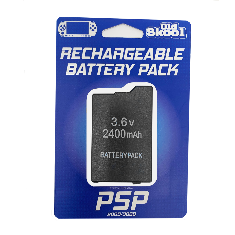 BATERÍA RECARGABLE EXTENDIDA DE 3.6V 2400MAH LI-ION SLIM PARA SONY PSP SLIM 2000/3000